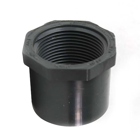 Thrifco Plumbing 1-1/4 Inch x 3/4 Inch Slip x Threaded PVC Bushing SCH 80 8213456